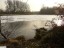 le lac au pied de la basilique de Longpont - hiver 2009